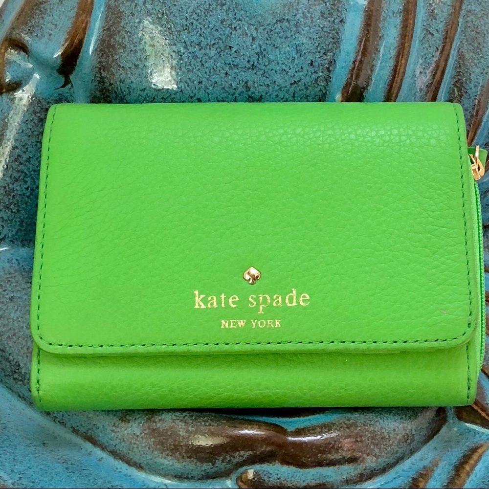 Kate Spade Small Green Wallet